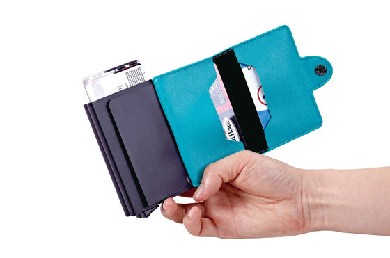 RFID চুম্বক বন্ধক ক্রেডিট কার্ড ধারক মানিব্যাগ প্রচার এবং স্যুভেনির উপহারের জন্য আয়তক্ষেত্রাকার আকৃতির