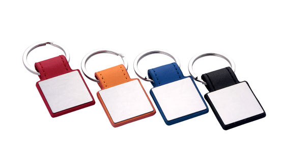 কাস্টমাইজড Polybag Keychain ক্লাসিক স্টাইল আসল চামড়া Keychain সব কী জন্য