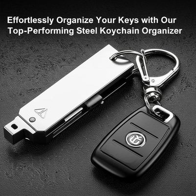 ভালো দাম Effortlessly Organize Your Keys with Our Top-Performing Steel Keychain Organizer অনলাইন